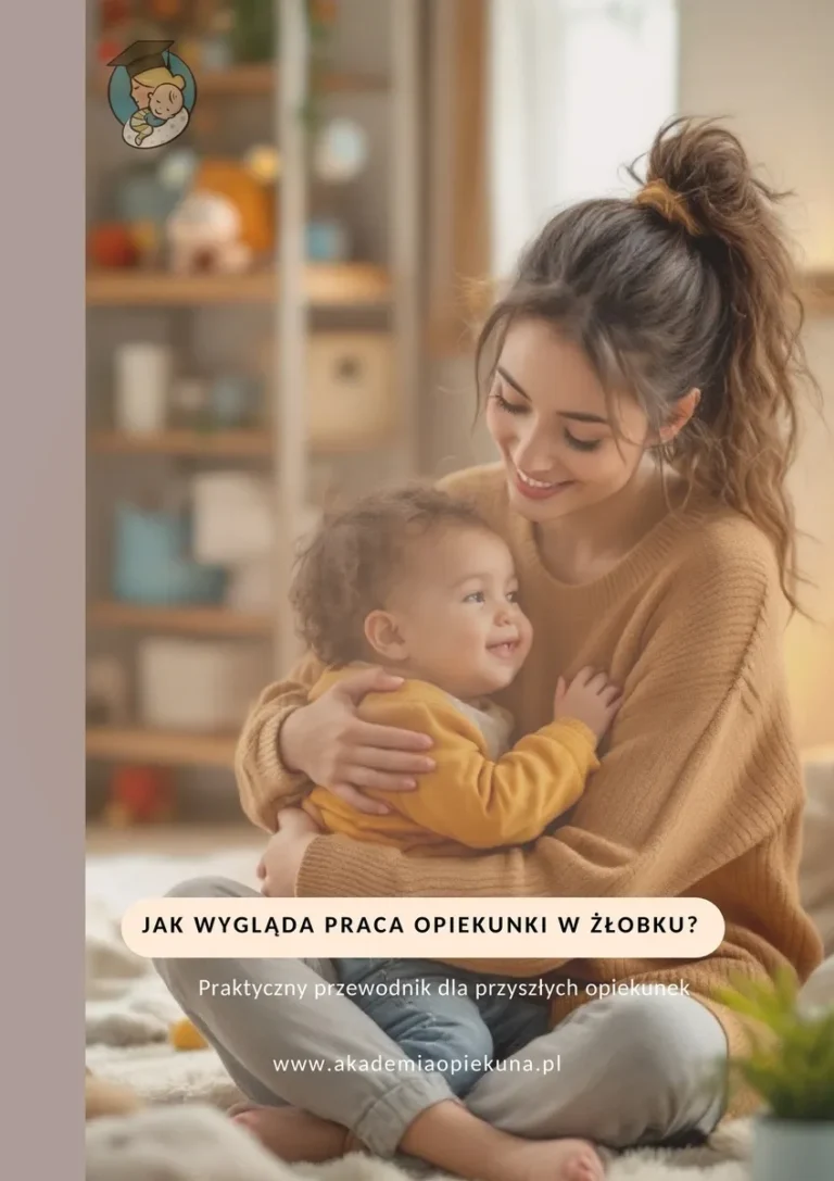 Okładka - Jak wyglada praca opiekunki w zlobku