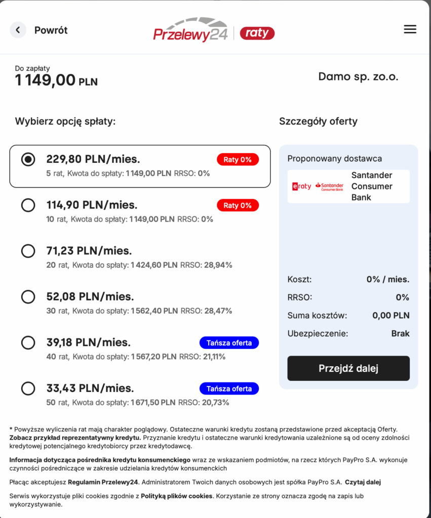 Możliwość zakupu Kursu opiekuna w żłobku na raty 0%